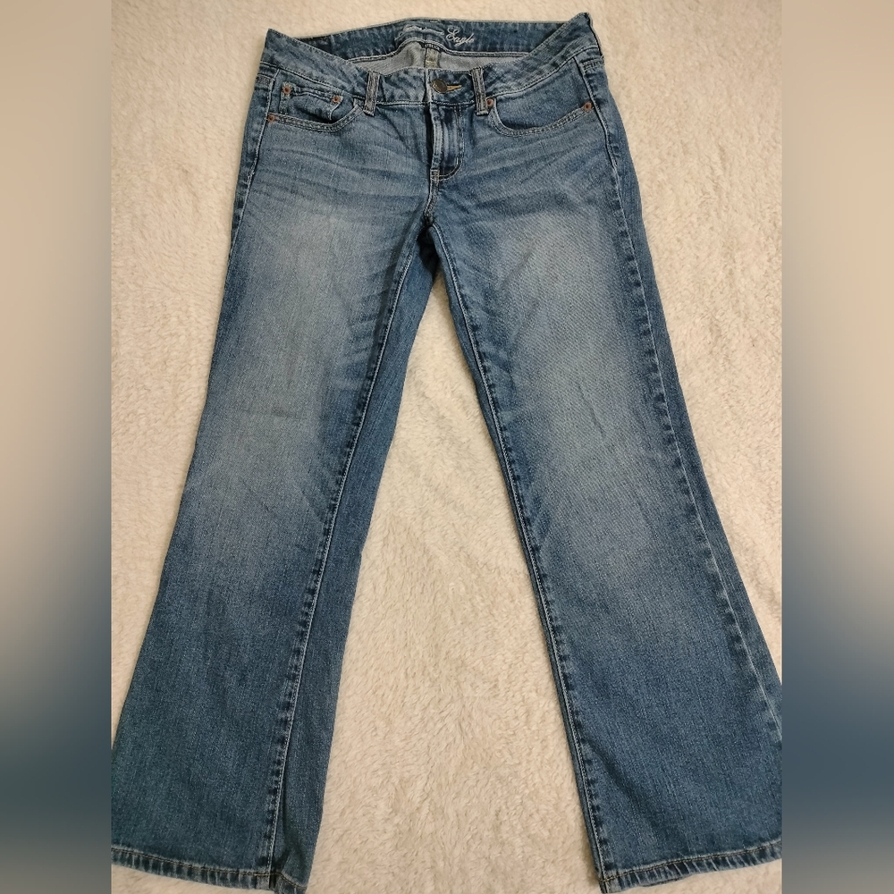 American Eagle Outfitters Light Blue Flare Jeans